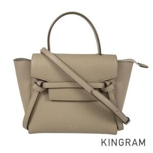 Celine Leather 2WAY Leather Belt Bag